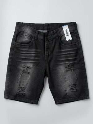 SHORT-RASGADO-NEGRO